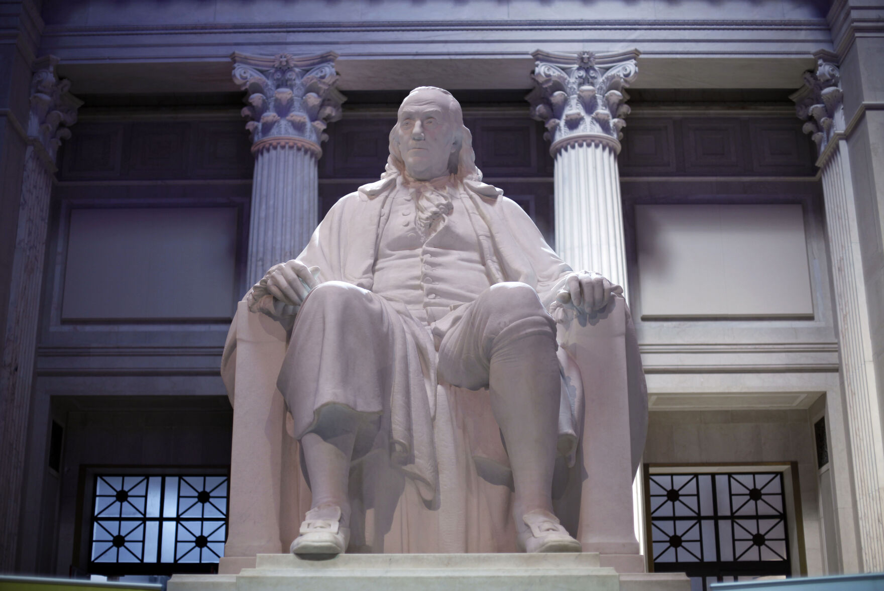 1775: Benjamin Franklin